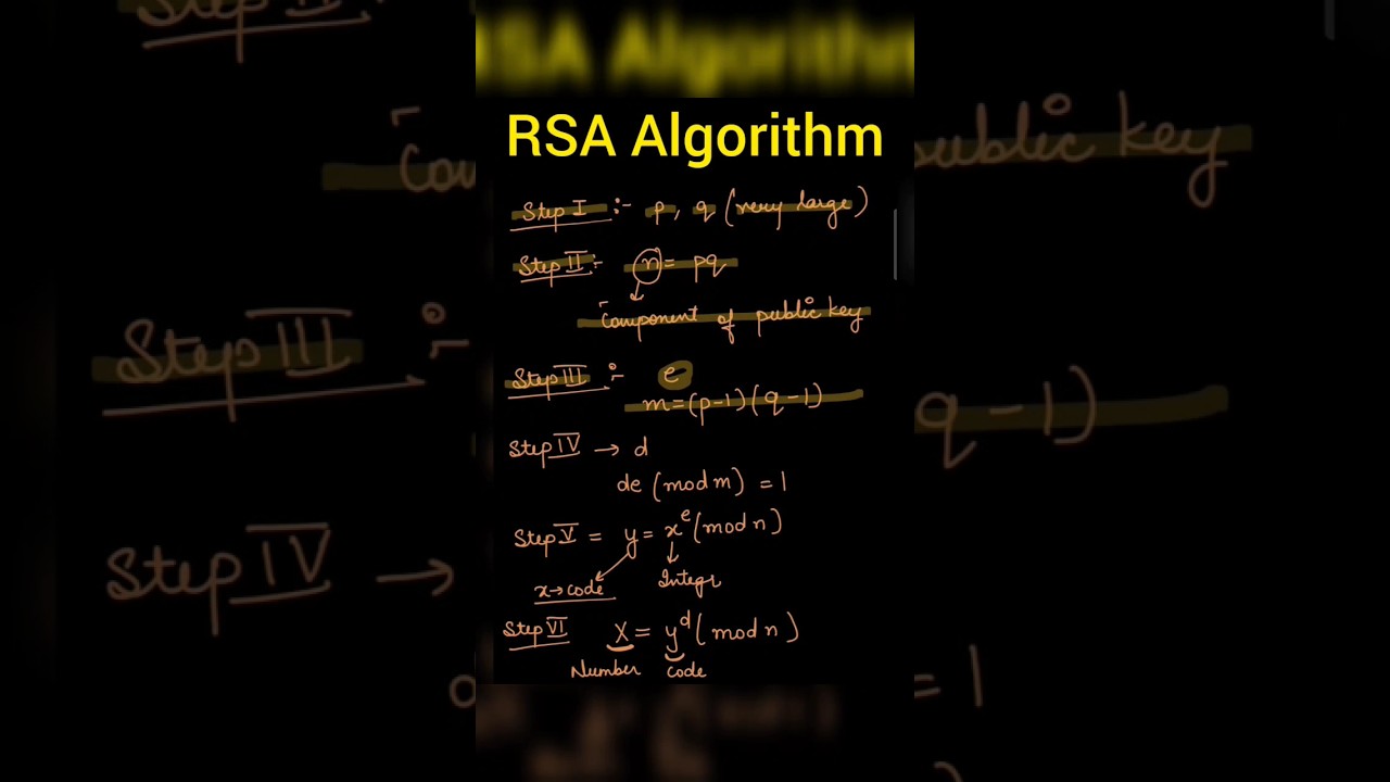 RSA Algorithm Explained for Class 11 | Applied Mathematics π