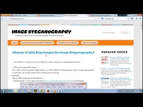 Tutorial Image Viewer in Java Image Steganography