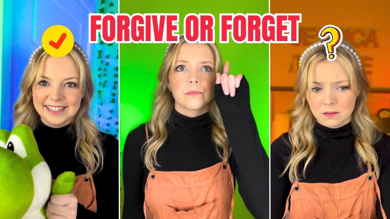 Forgive or Forget? Making the Right Choice