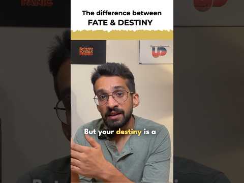 Destiny vs Fate - What is the difference 👁️ #deepmeaning