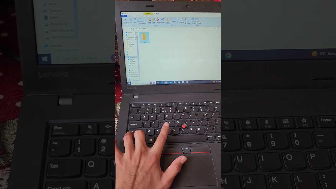 Keyboard Shortcut for Copying Folders in Windows