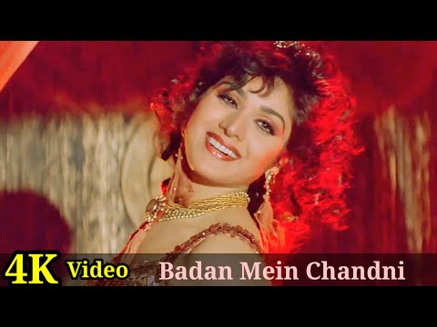 Badan Mein Chandni 4K Video Song | Ghatak | Sunny Deol, Meenakshi, Kavita Krishnamurthy HD