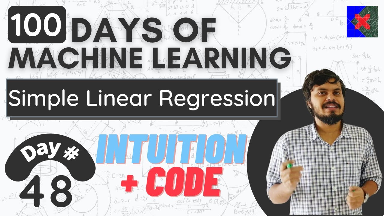 Simple Linear Regression | Code + Intuition | Simplest Explanation in Hindi