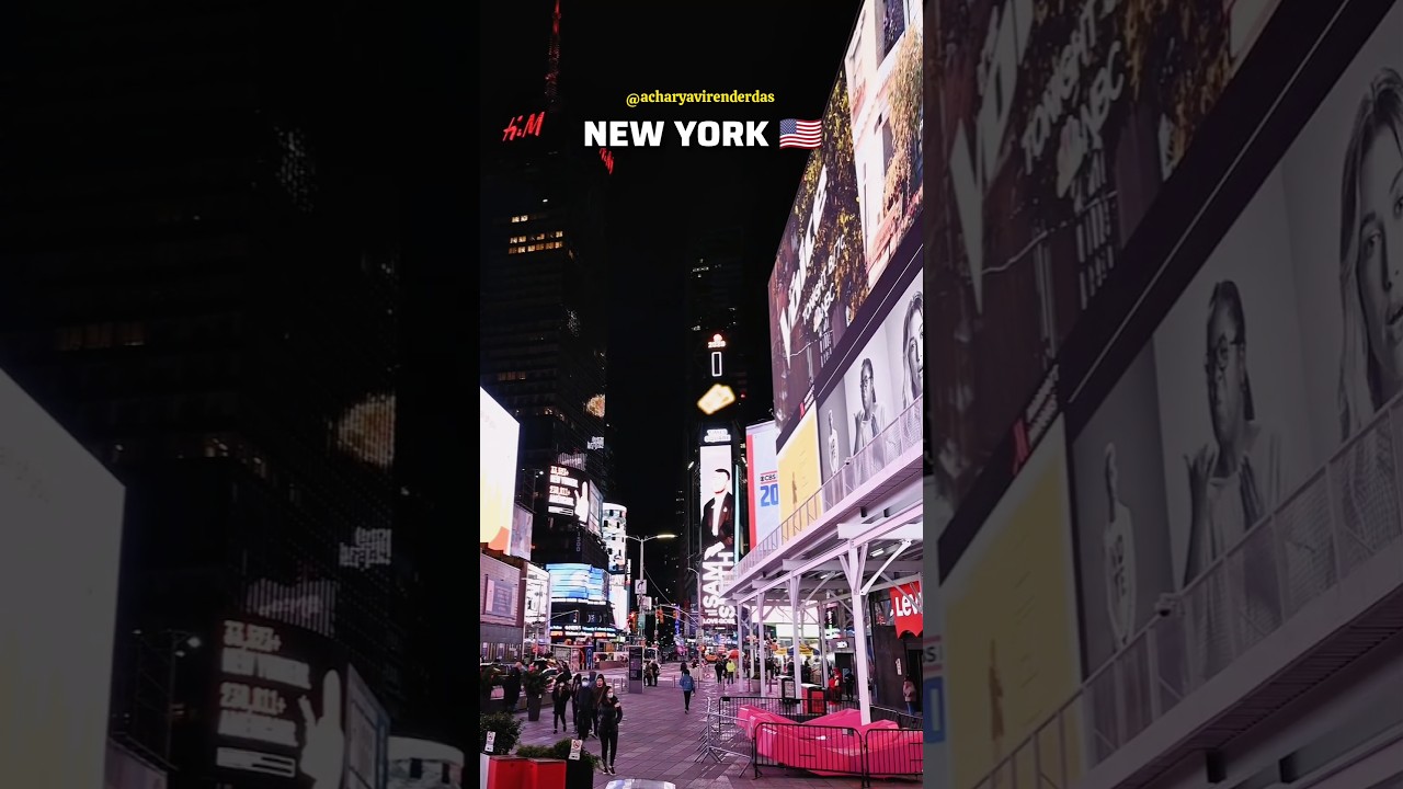 Times Square NYC 2025 in Stunning 4K 🎥