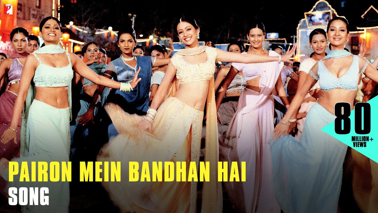 Pairon Mein Bandhan Hai | Romantic Song from Mohabbatein | Shah Rukh Khan & Jatin-Lalit 🎶