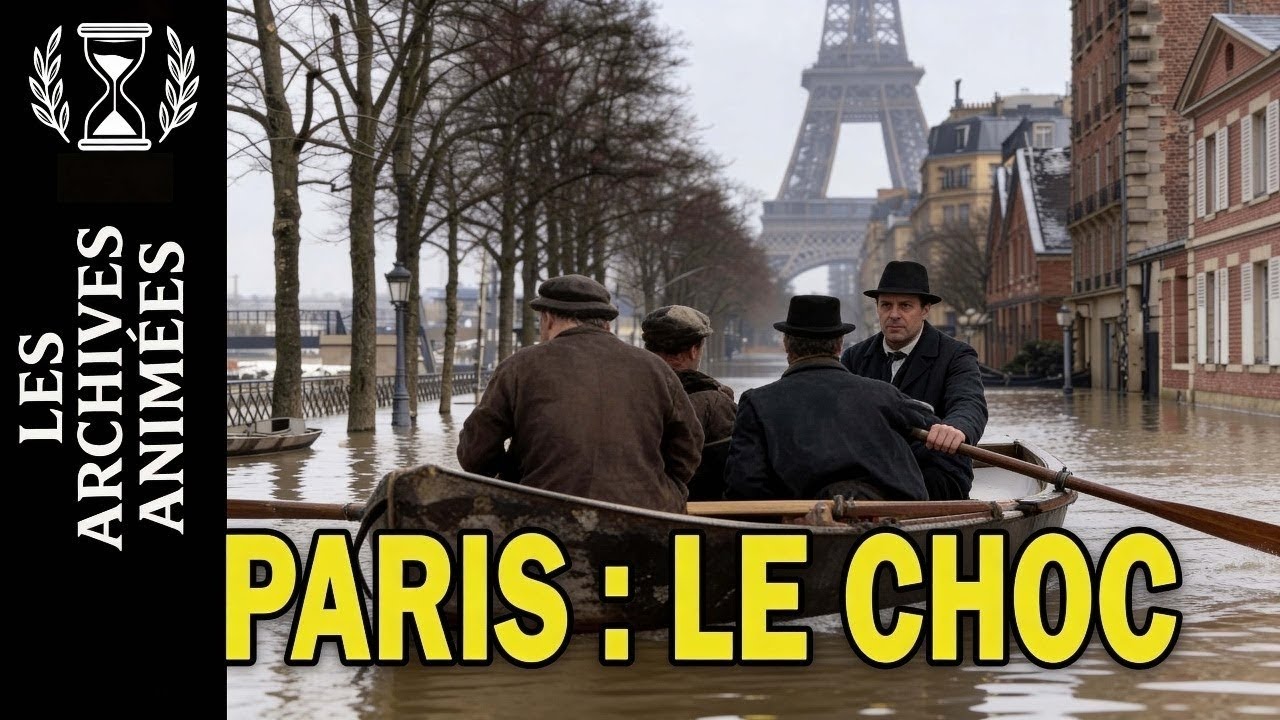 Paris submergée en 1910 : la crue historique 🌊