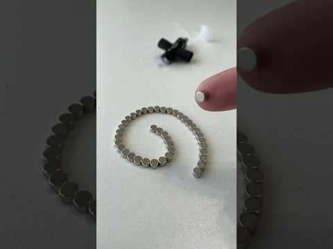 Magnet Marvels: Tiny Magnets Unite for a Big Surprise! #funny #magnet #diy #magic #coolscience