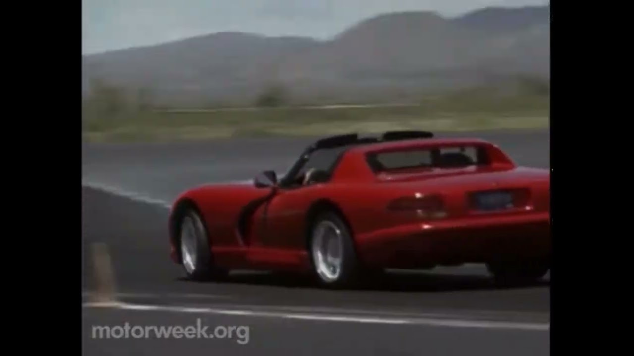 Motorweek 1998 Dodge Viper RT/10 Road Test