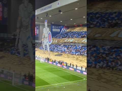 Rangers Display Vs Roma in Europa League | #rangers #football #ultras #tifo #uel #ibrox