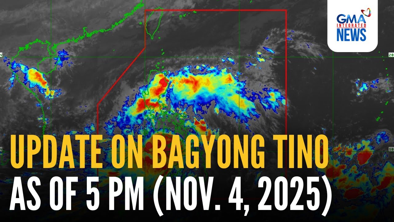 Bagyong Tino Update at 5 PM (Nov 4, 2025) 🌧️