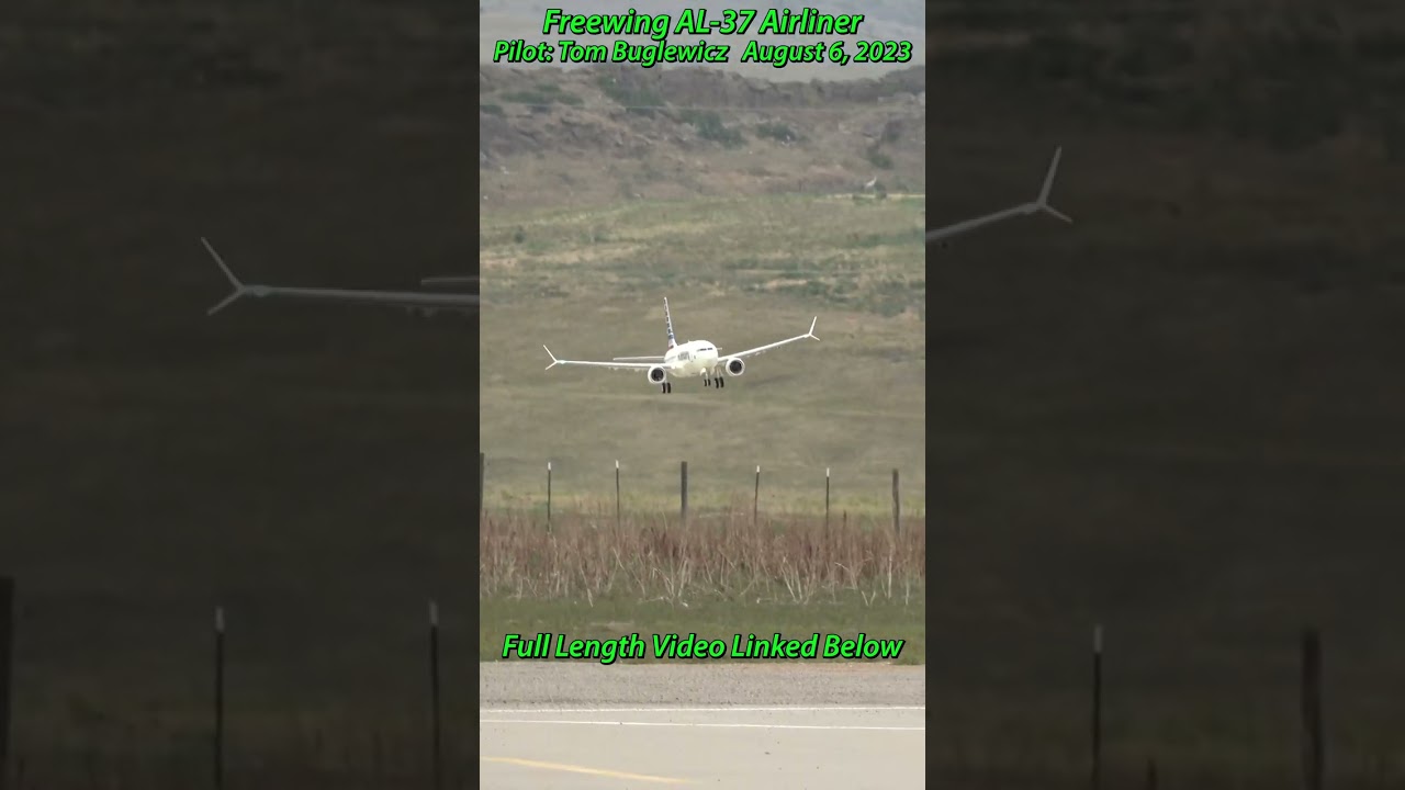 Freewing AL-37 Airliner Flight – Amazing RC Aircraft 🚀