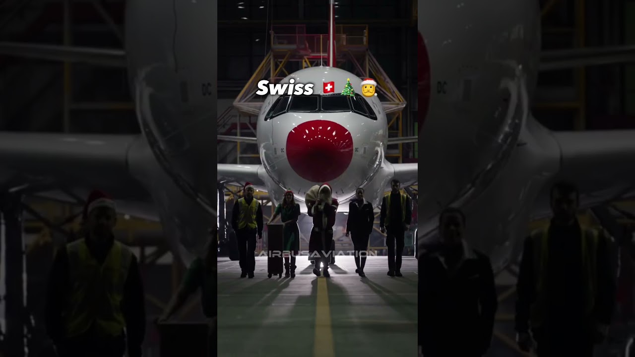 Swiss Airlines Celebrates Christmas 🇨🇭🎄