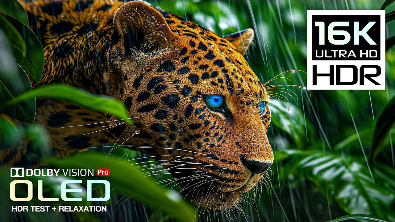 World's High End OLED HDR TEST | 16K Nature and Animals | Dolby Vision 120FPS (8K/4K Video TV)