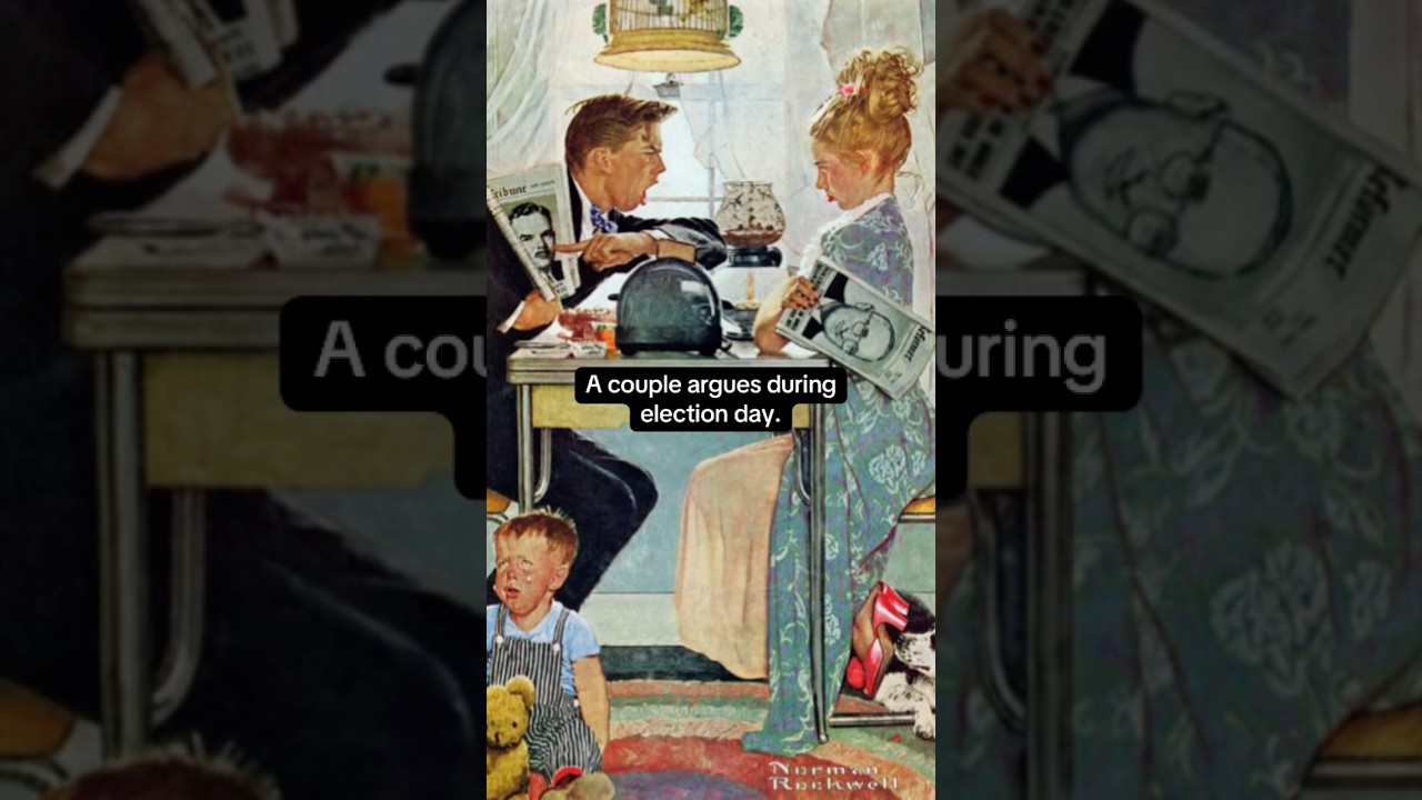 Election Day by Norman Rockwell (1948) 🗳️
