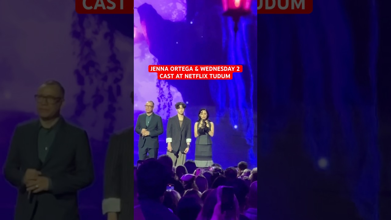 Jenna Ortega & 'Wednesday' Season 2 Cast Unveiled at Netflix TUDUM! 🎬