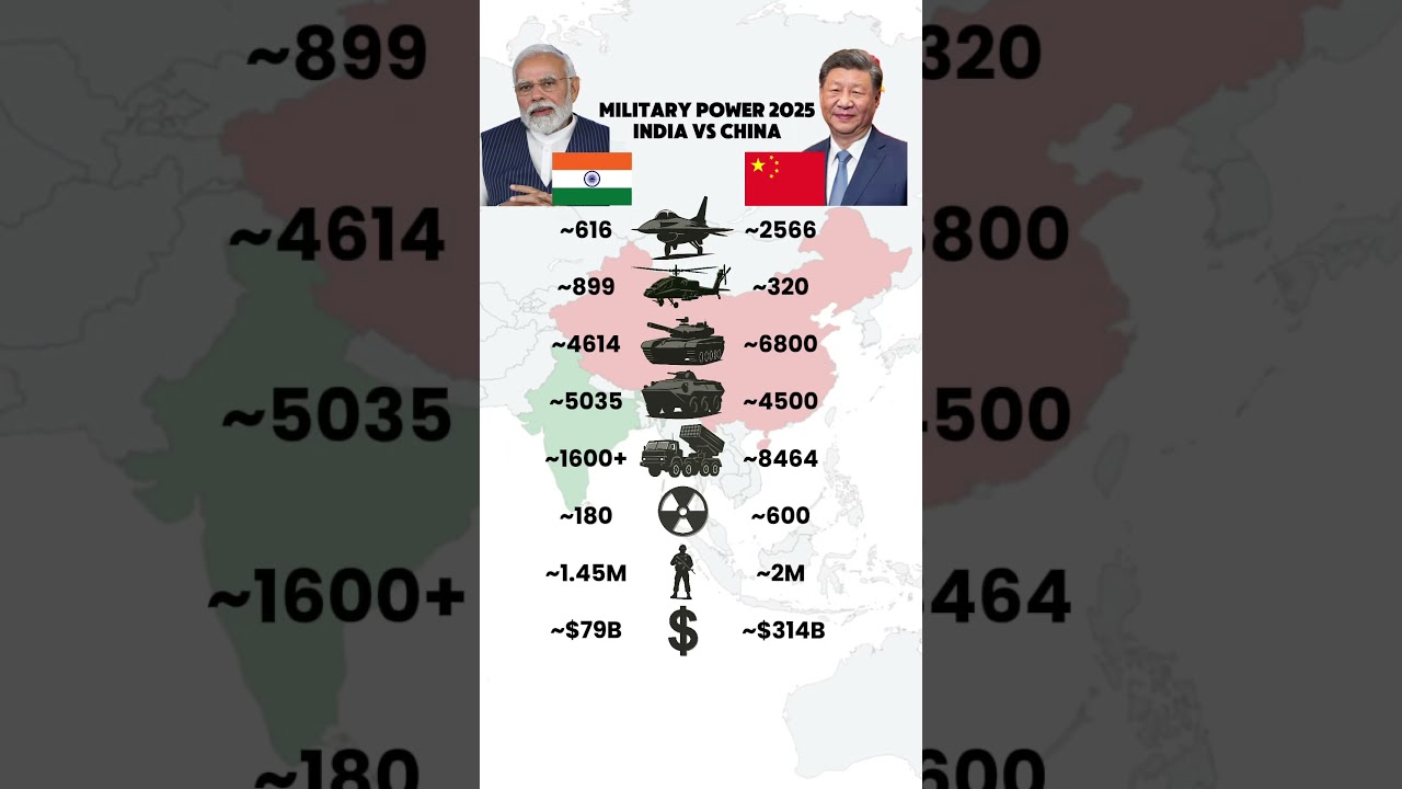 India vs China: Military & Defense Budget 2025 🇮🇳🇨🇳
