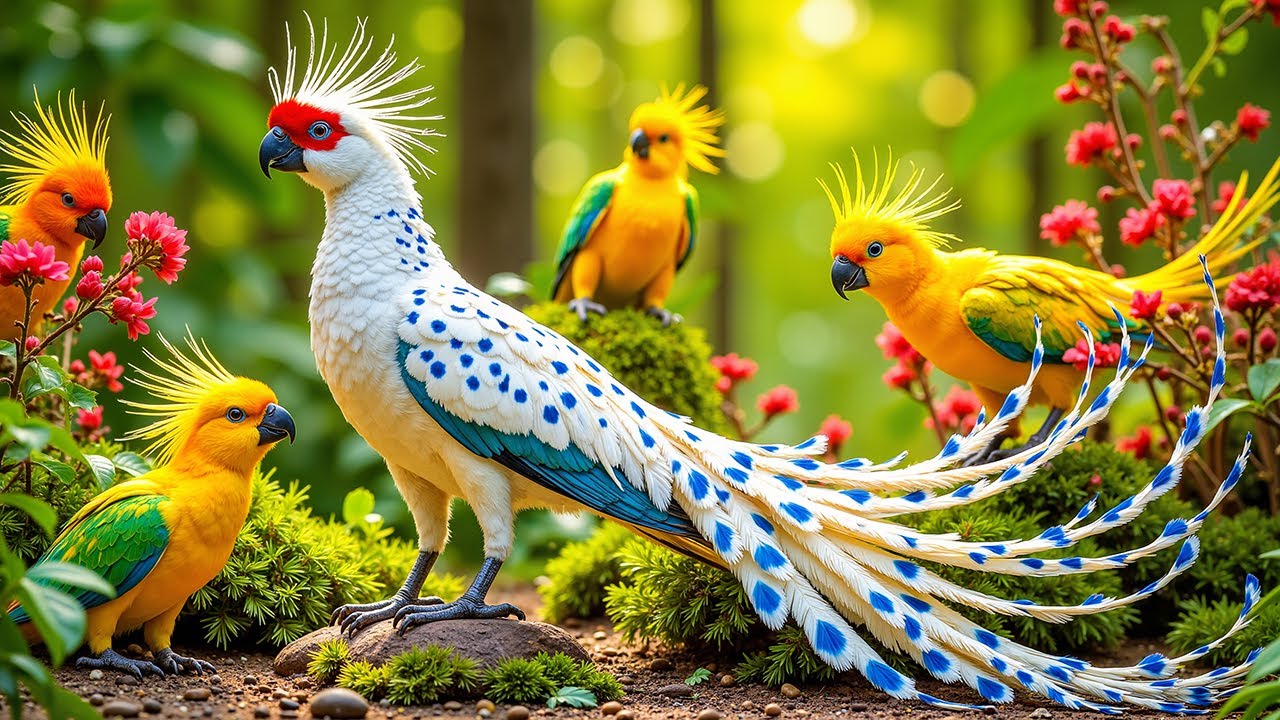 Colorful Small Birds with Enchanting Songs 🐦
