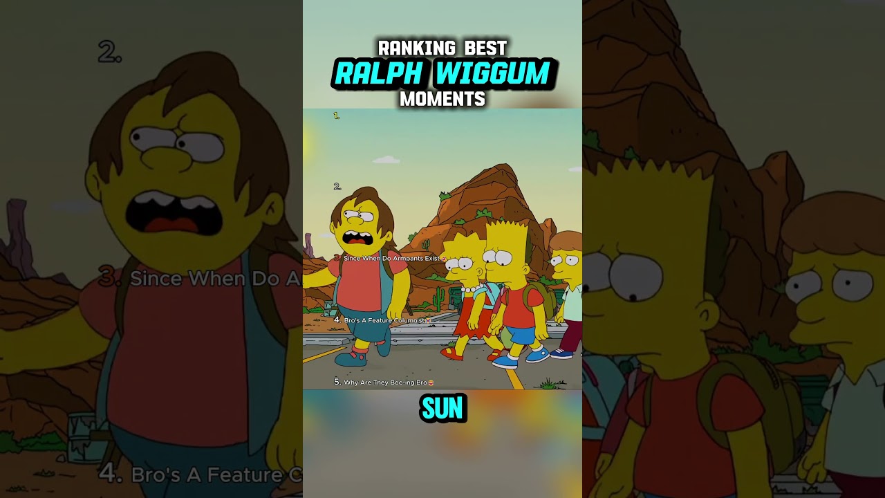Ralph Wiggum Best Moments 😭                     #shorts