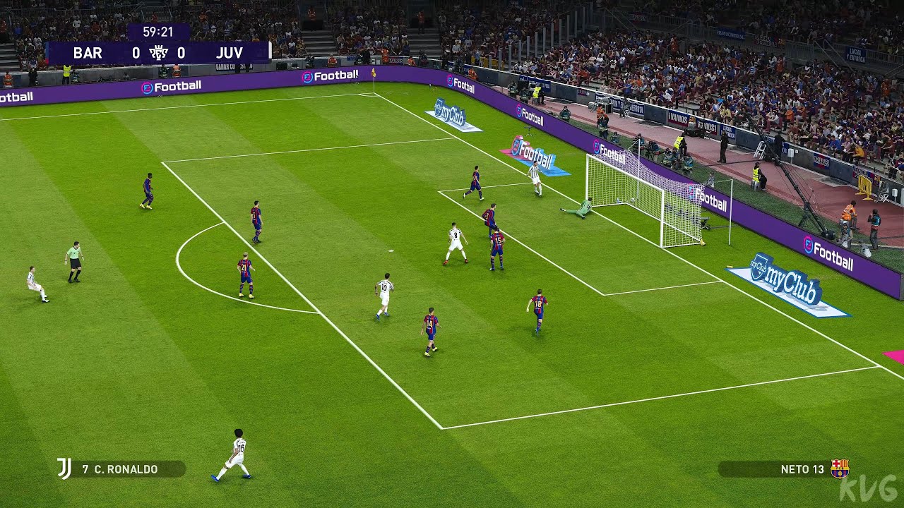 eFootball PES 2021 Gameplay in 4K60FPS on PC 🎮