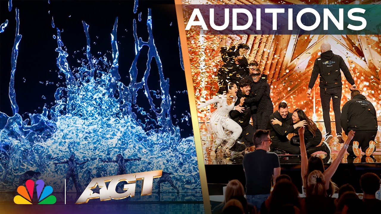 Simon Cowell Awards Golden Buzzer to Light Wire 🎉