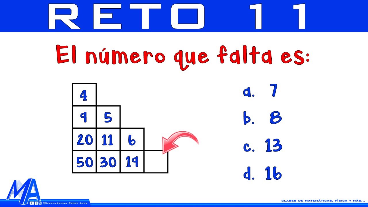 Desafío Matemático #11: Encuentra el Número Oculto en el Triángulo 🔢