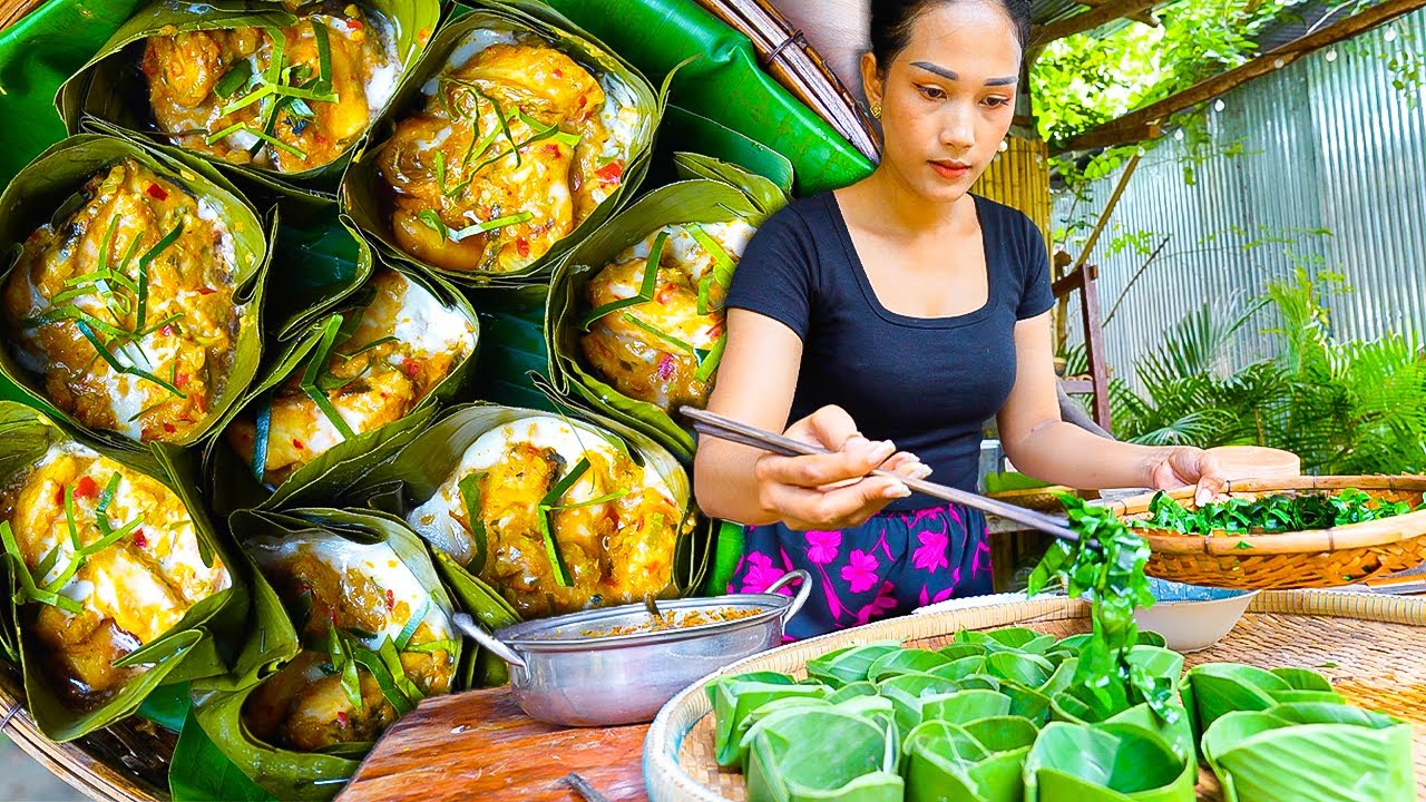 Cambodian Village Food 🇰🇭: Khmer Amok & Coca-Cola Chicken
