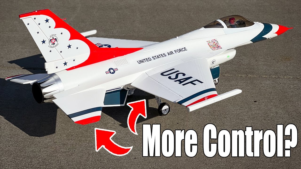 Enhance Landings with This Easy Mod for the E-flite F-16 Thunderbirds ✈️
