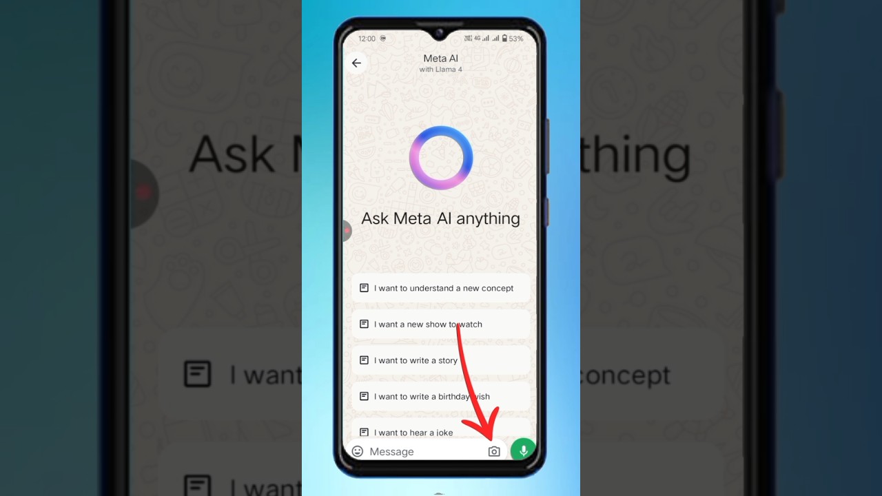 WhatsApp Meta AI Camera Not Showing Issue 📱