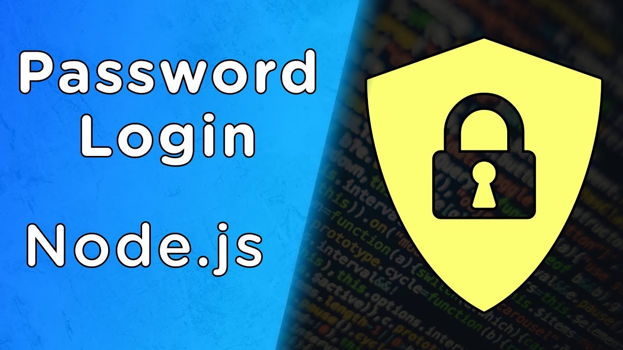 Build Secure User Authentication with Password Login in Node.js