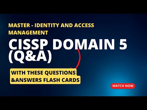 CISSP Domain 5: Identity and Access Management _Questions_Answers_flashcards