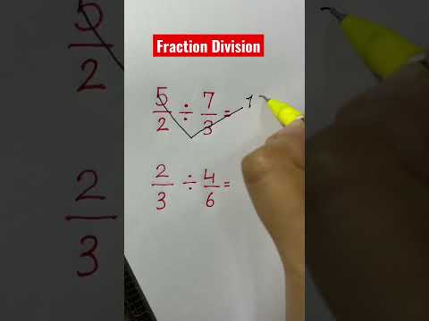 How to divide fractions?