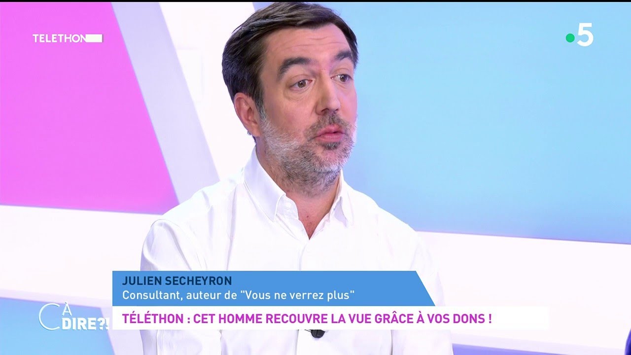 Téléthon : cet homme recouvre la vue grâce à vos dons ! #cadire 03.12.2021