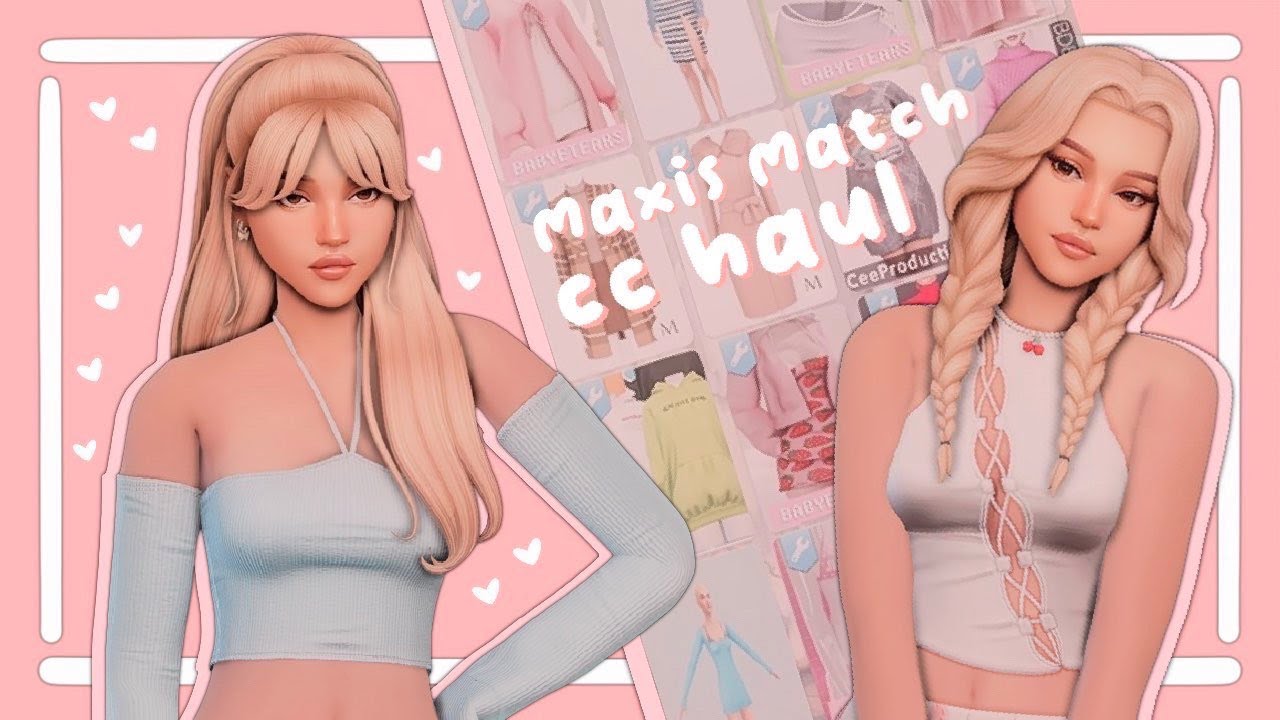 August Maxis Match CC Haul & Links 👗 | The Sims 4