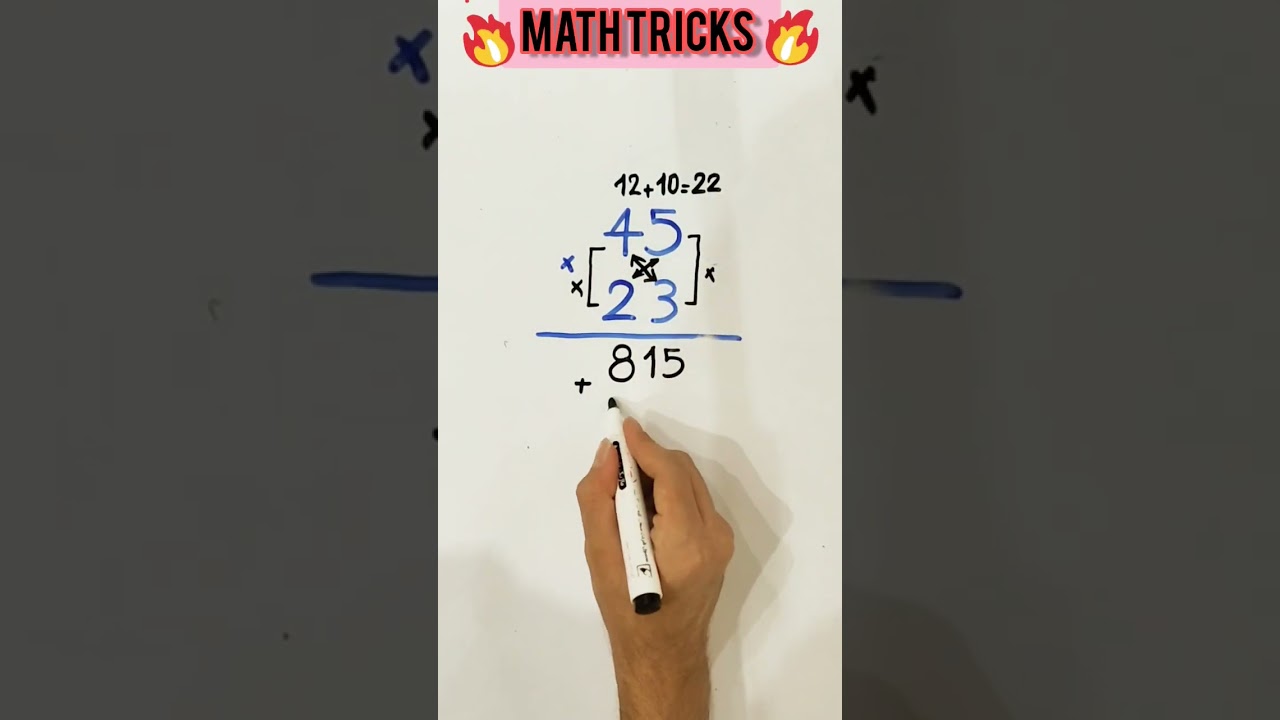 45 Quick Math Trick: 45 × 23 Explained