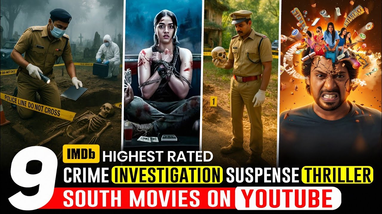 Top 9 South Indian Suspense Thrillers in Hindi 2025 🎬