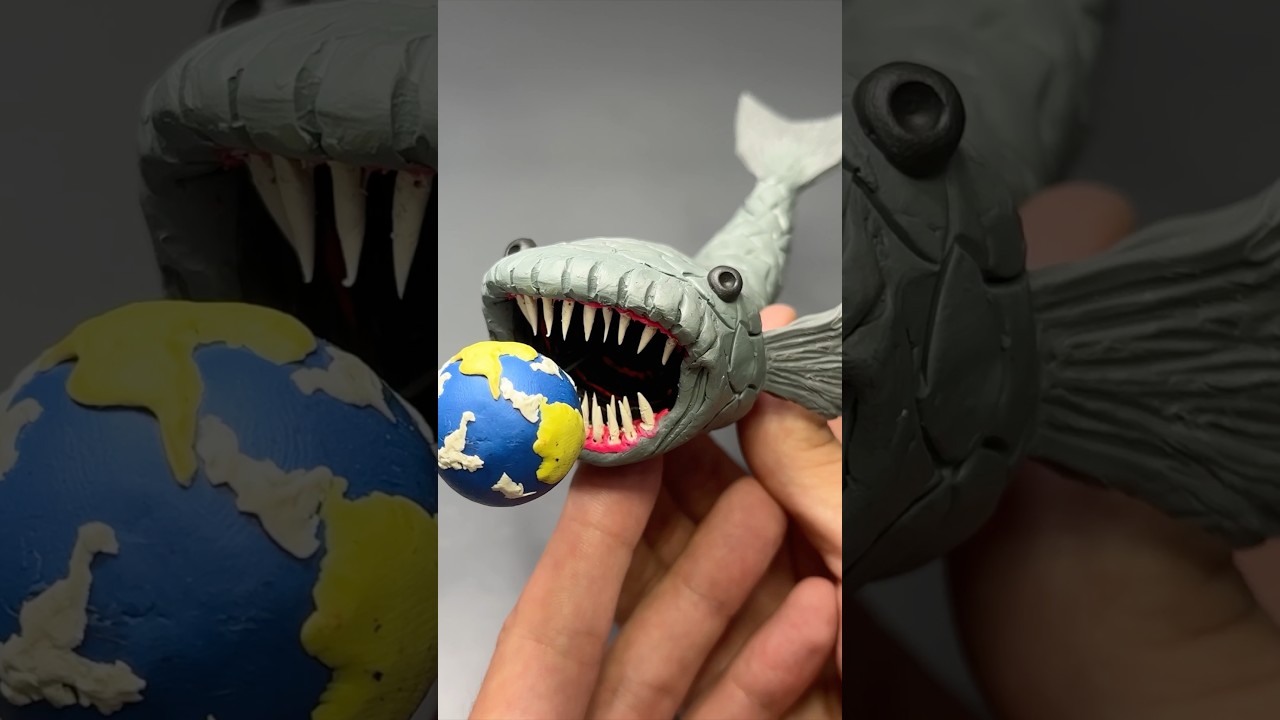 Plasticine Bloop Sculpture 🎨