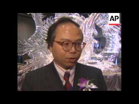 HONG KONG: ICE SCULPTING COMPETITION