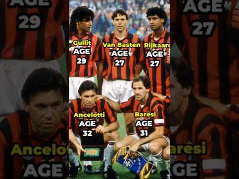 UNBEATEN AC MILAN of 1991/1992 | The greatest AC Milan | AGE in 1992. #football #shorts #acmilan