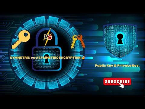🔐 Types of Cryptography Explained  Symmetric vs Asymmetric Encryption Part 2