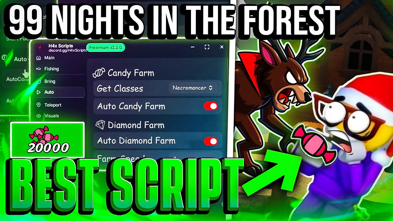 99 Nights in the Forest Script 2025 – No Key Needed! | Auto Items, Kill Aura & More