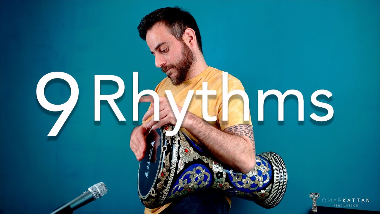 9 RHYTHMS In One DARBUKA SOLO😱 [Omar Kattan]