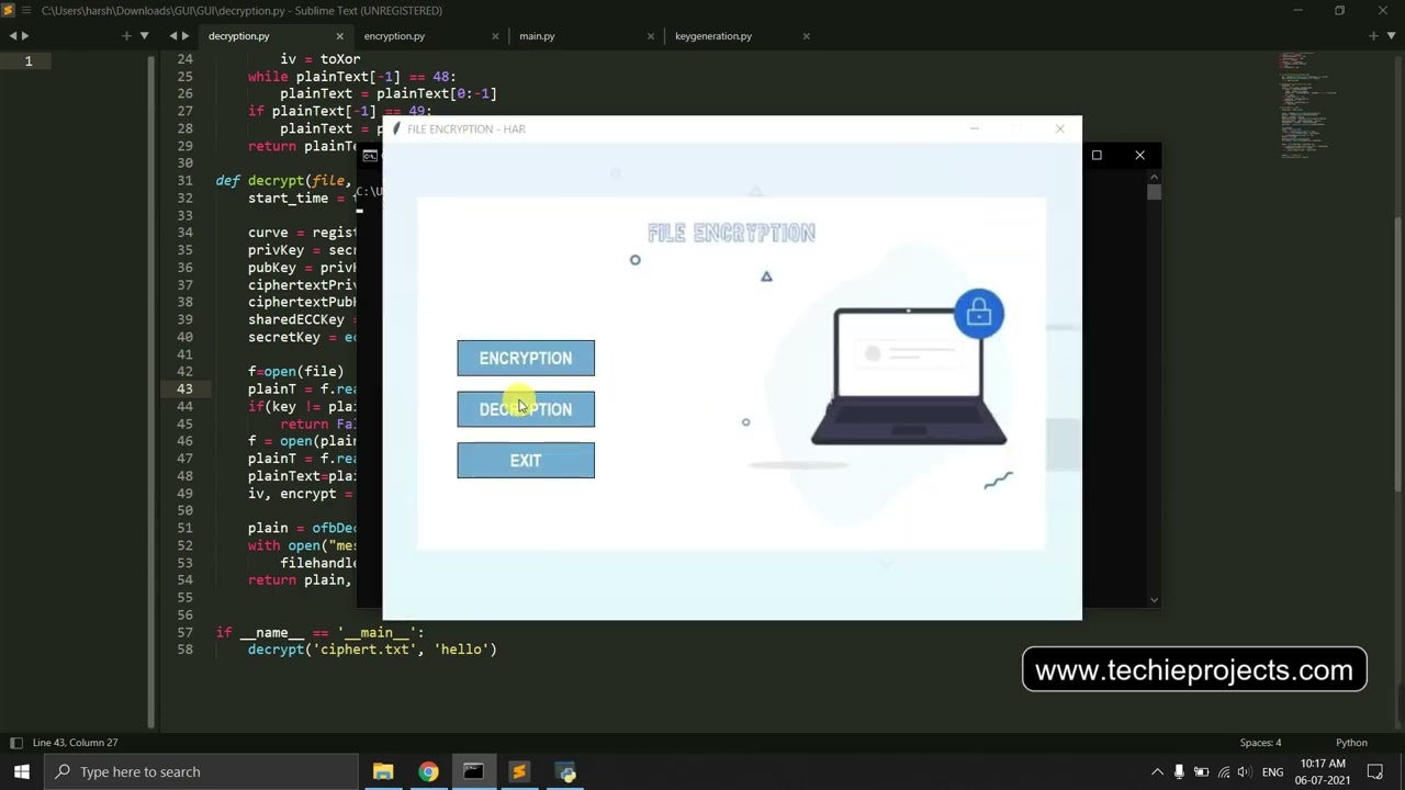 Python Encryption & Decryption Project: Secure Your Files π