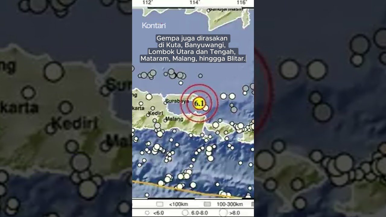 Gempa Magnitudo 6,1 Guncang Sumenep, Warga Diminta Waspada ⚠️
