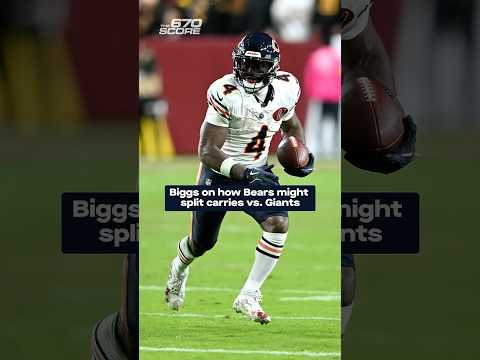 How will Bears split running back snaps with D'Andre Swift returning?