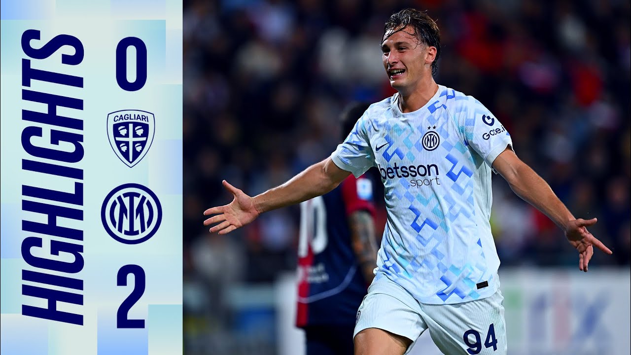 PIO's First Serie A Goal! 🐥 Inter Secures 2-0 Victory at Cagliari | Highlights from Matchday 5