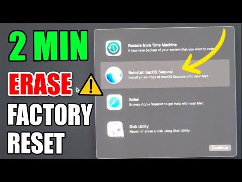 Reinstall macOS in 2 Minutes from Recovery 🖥️