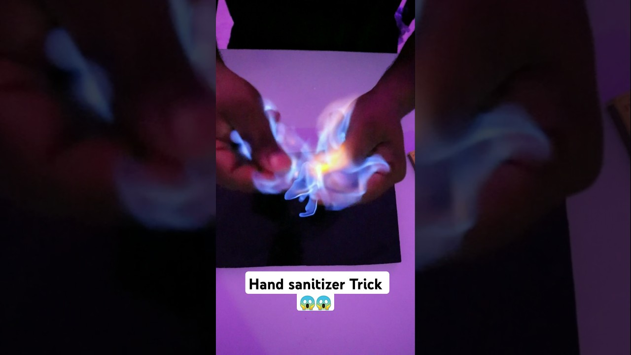 Create Fire with Hand Sanitizer 🔥