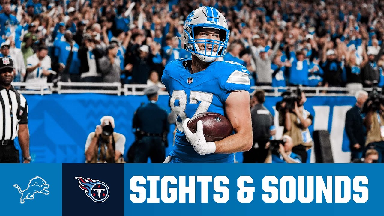 Sam LaPorta Mic'd Up | Extended Highlights & Sights from Lions vs. Titans | NFL Week 8 2024 🏈