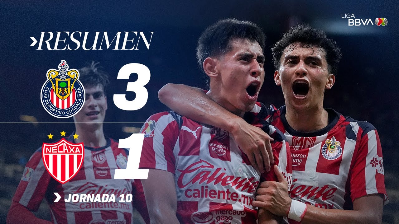 Chivas 3-1 Necaxa: Debutante Brilla en la Victoria del Rebaño | Apertura 2025