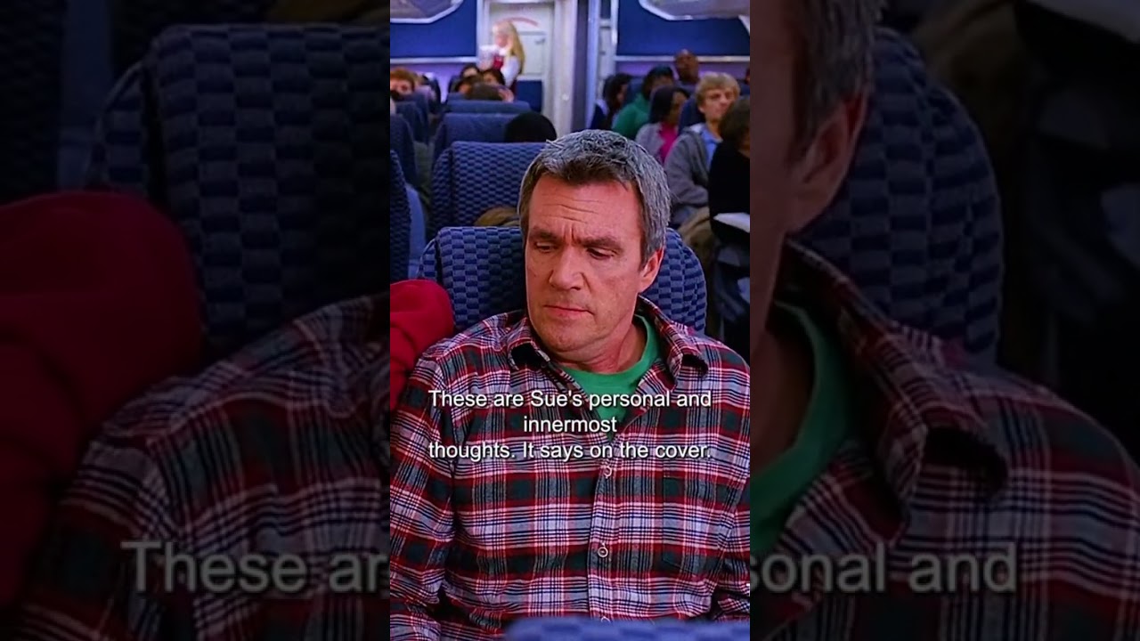 Axl took Sue’s diary on the plane #themiddle #themiddlescene